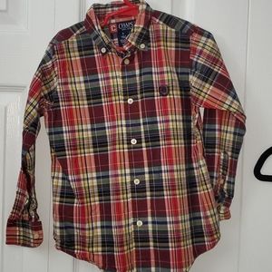 Boys Button down long sleeve shirt